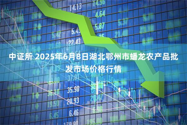 中证所 2025年6月8日湖北鄂州市蟠龙农产品批发市场价格行情