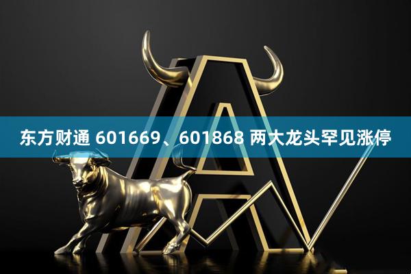 东方财通 601669、601868 两大龙头罕见涨停
