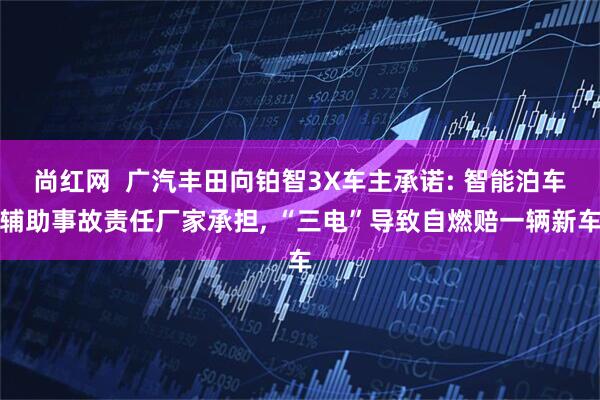 尚红网  广汽丰田向铂智3X车主承诺: 智能泊车辅助事故责任厂家承担, “三电”导致自燃赔一辆新车